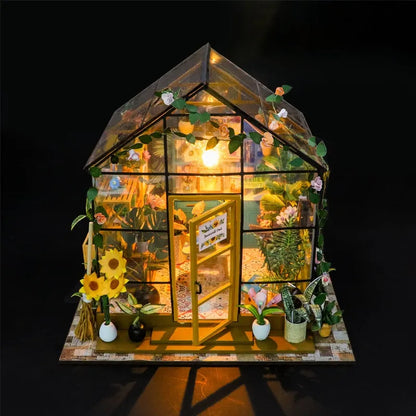 Miniatur Haus - Sunshine Flower House