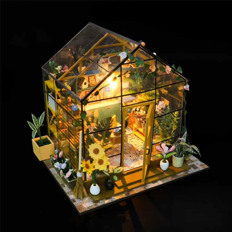 Sunshine Flower House Miniature House Kit
