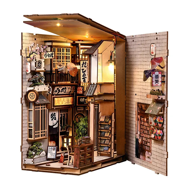 The Alley Waiting for the Cat Book Nook Kit