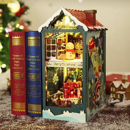 Booknook - Merry Christmas | Weihnachtliches Diorama