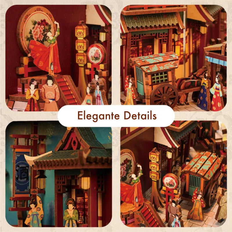 Recreate the setting of a Tang banquet