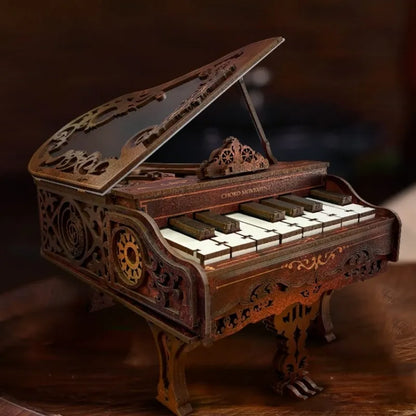 3D Holzpuzzle | Klavier Bausatz - Chord Movement