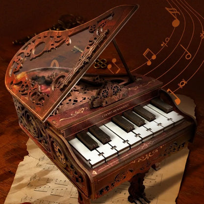 3D Holzpuzzle | Klavier Bausatz - Chord Movement