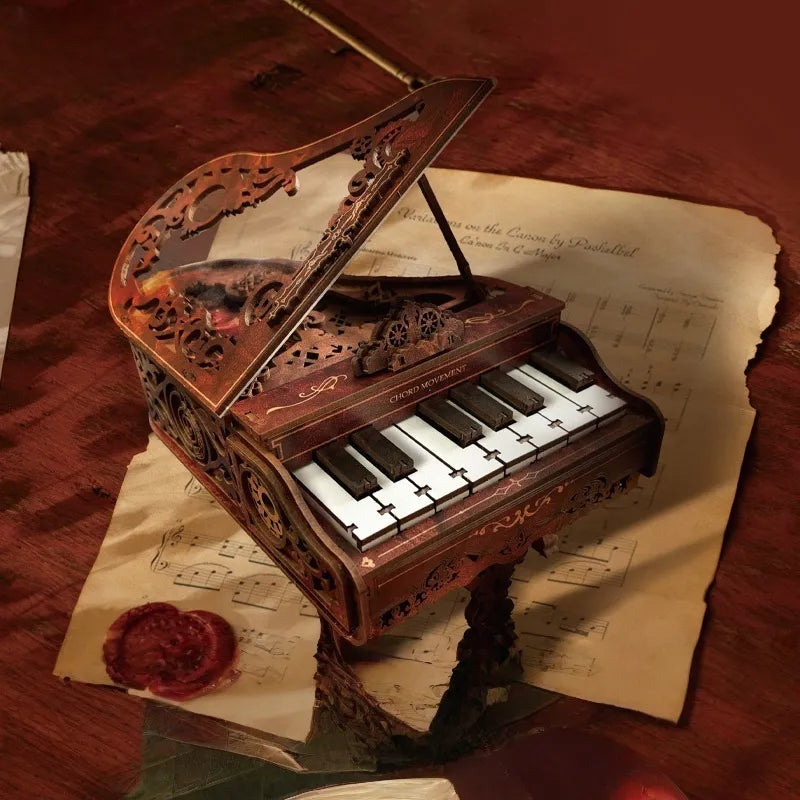3D Holzpuzzle | Klavier Bausatz - Chord Movement