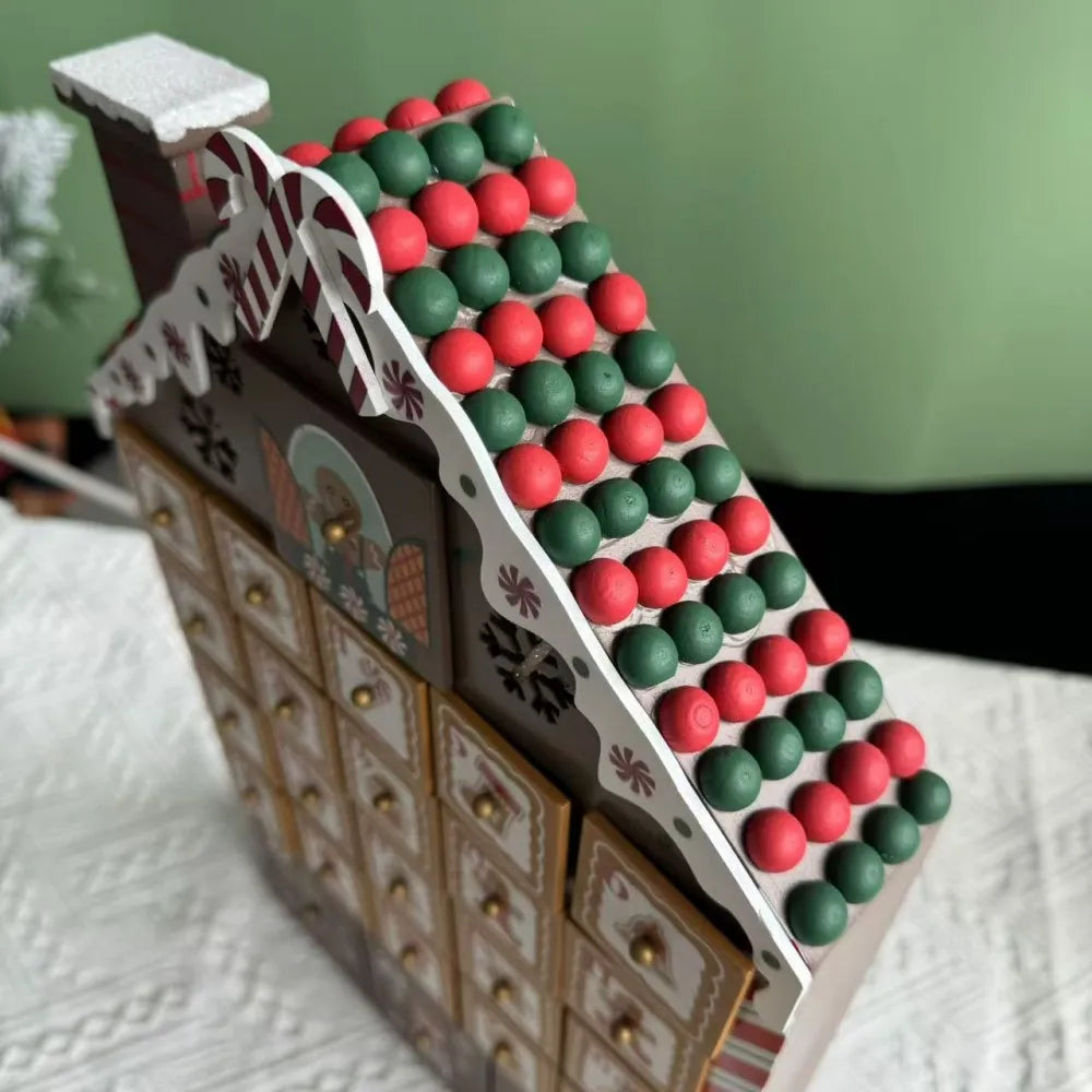 Lebkuchen-Holzhaus Adventskalender