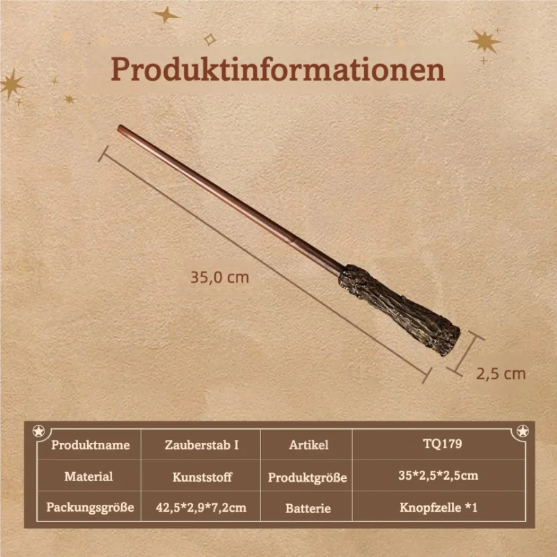 Magic Wand | Interaktiver Zauberstab für TONECHEER Book Nooks