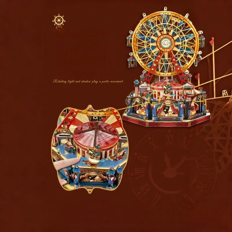 Century Ferris Wheel Wooden Music Box