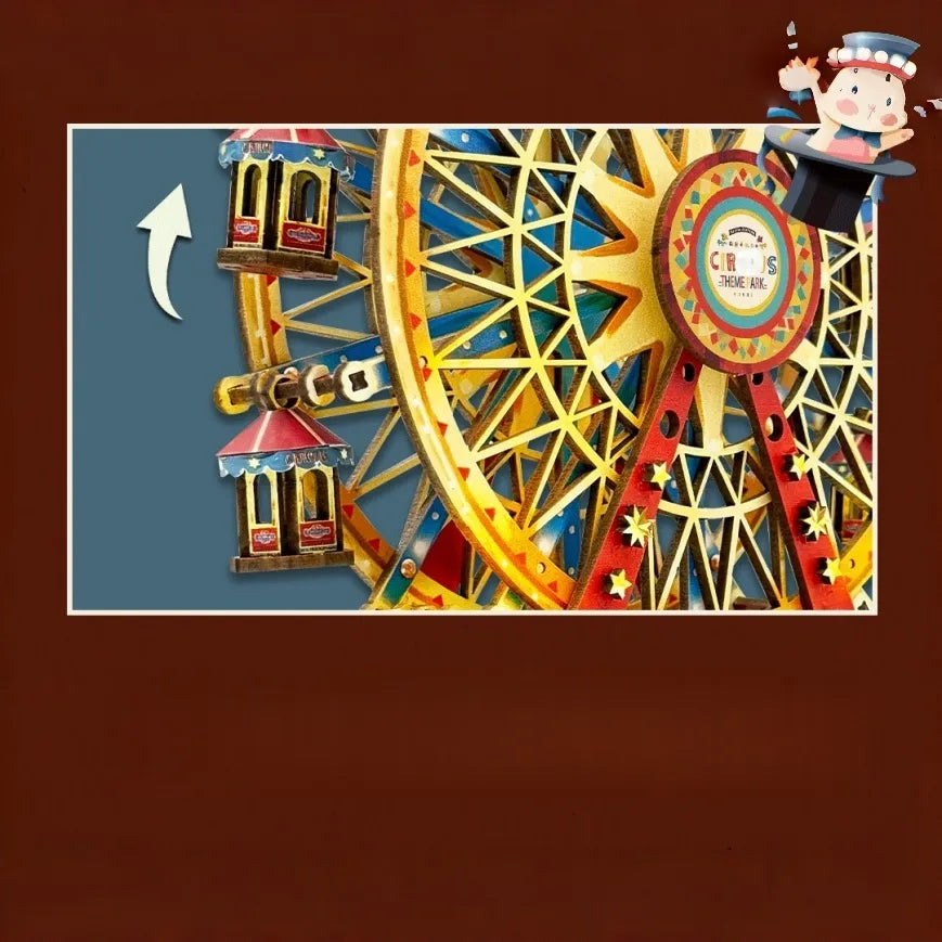 Century Ferris Wheel Wooden Music Box