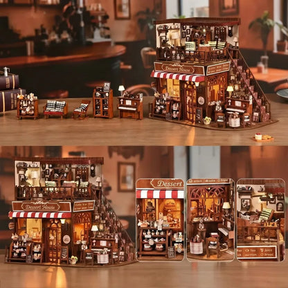 Miniatur Haus Bausatz - Corner Dessert House