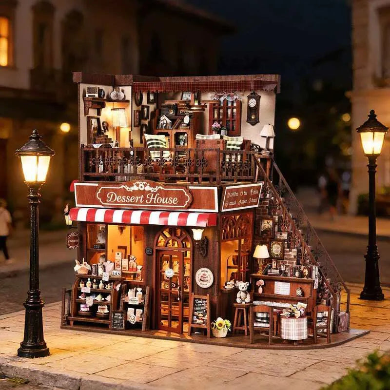Corner Dessert House Miniature House Kit
