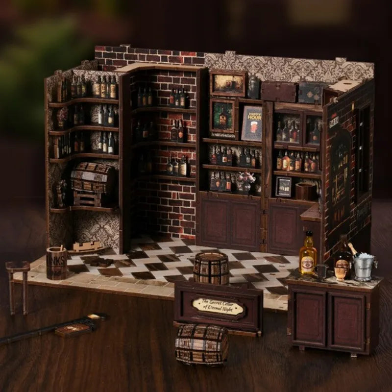 Miniatur Haus Bausatz - Corner Tavern