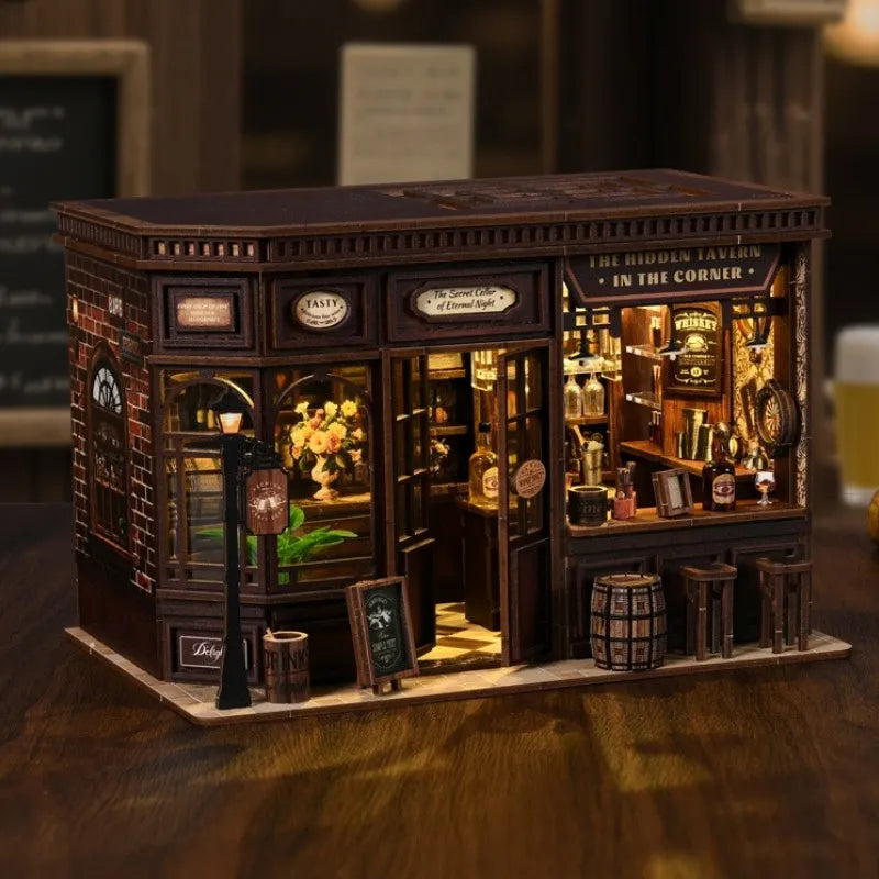Miniatur Haus Bausatz - Corner Tavern