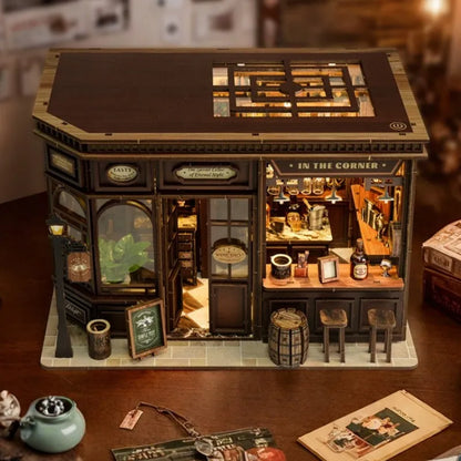 Miniatur Haus Bausatz - Corner Tavern
