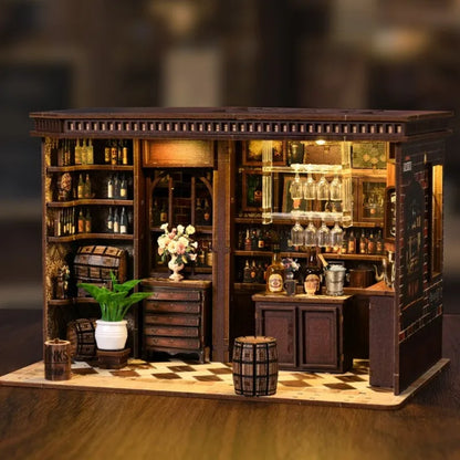 Miniatur Haus Bausatz - Corner Tavern