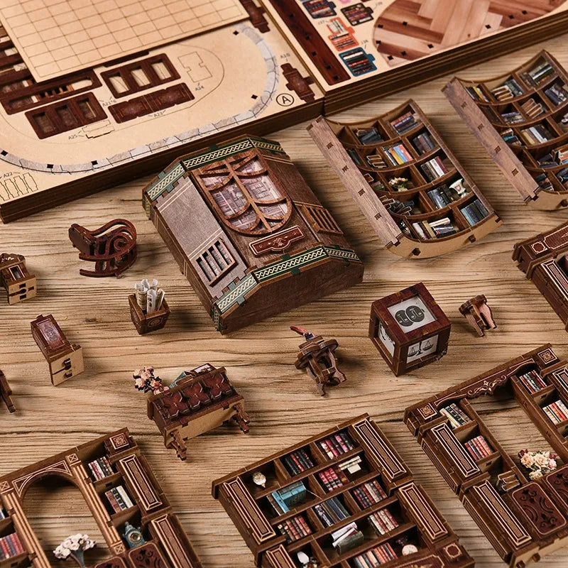 Miniatur Haus Bausatz - Dreamy Book Hall