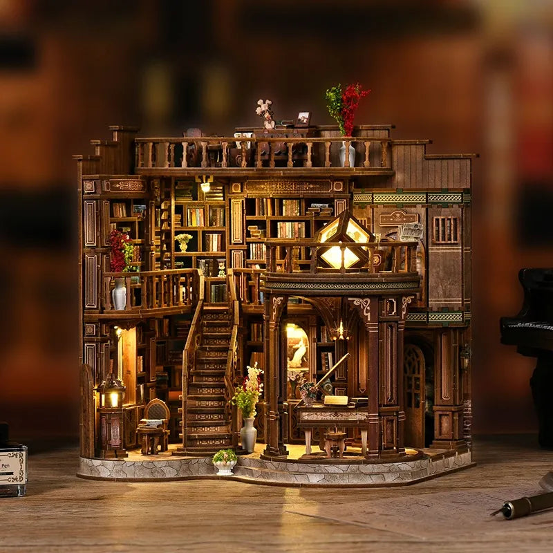 Miniatur Haus Bausatz - Dreamy Book Hall