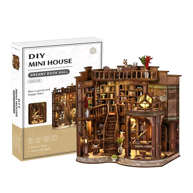 Miniatur Haus Bausatz - Dreamy Book Hall