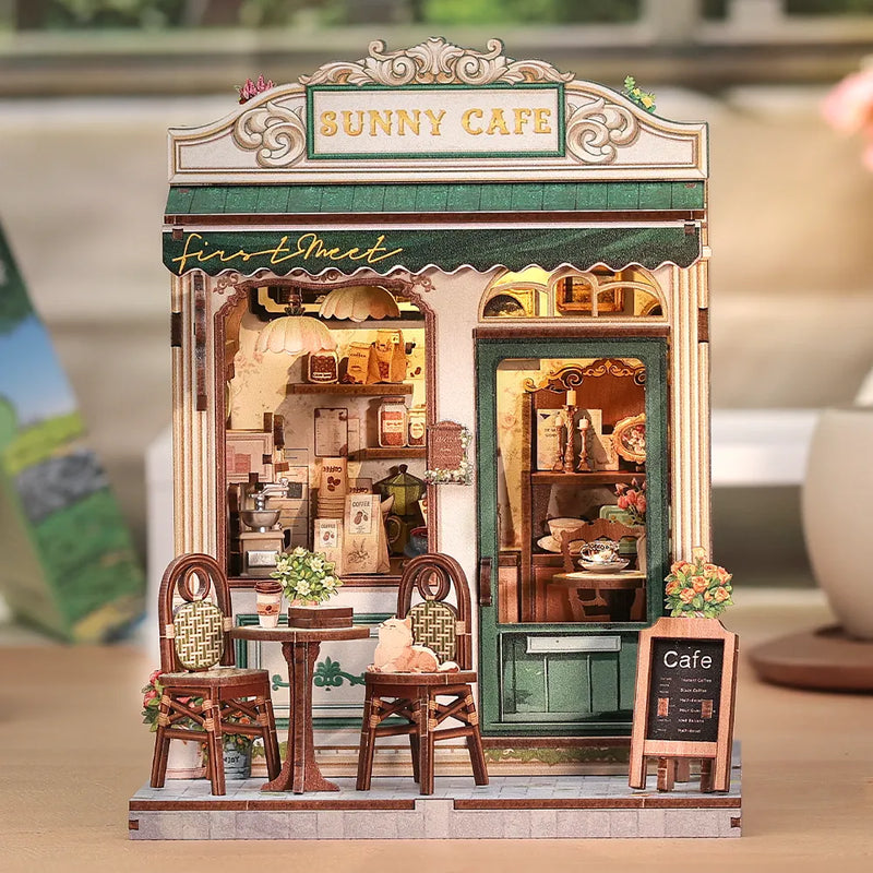 Sunny Cafe Miniature House Kit