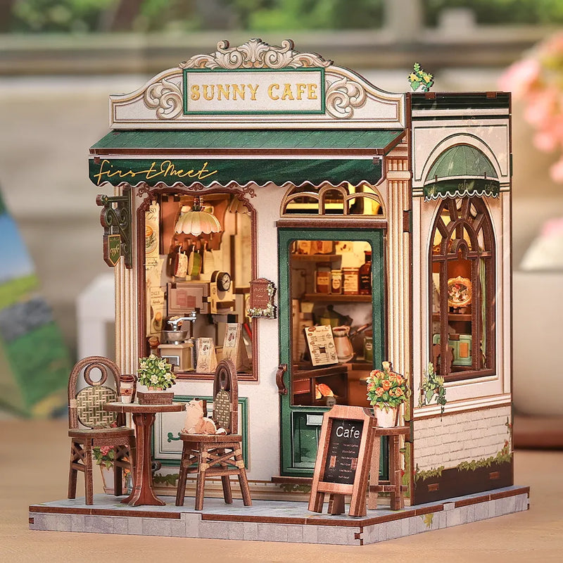 Sunny Cafe Miniature House Kit