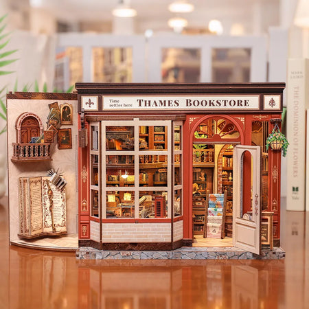 Thames Bookstore Miniature House Kit
