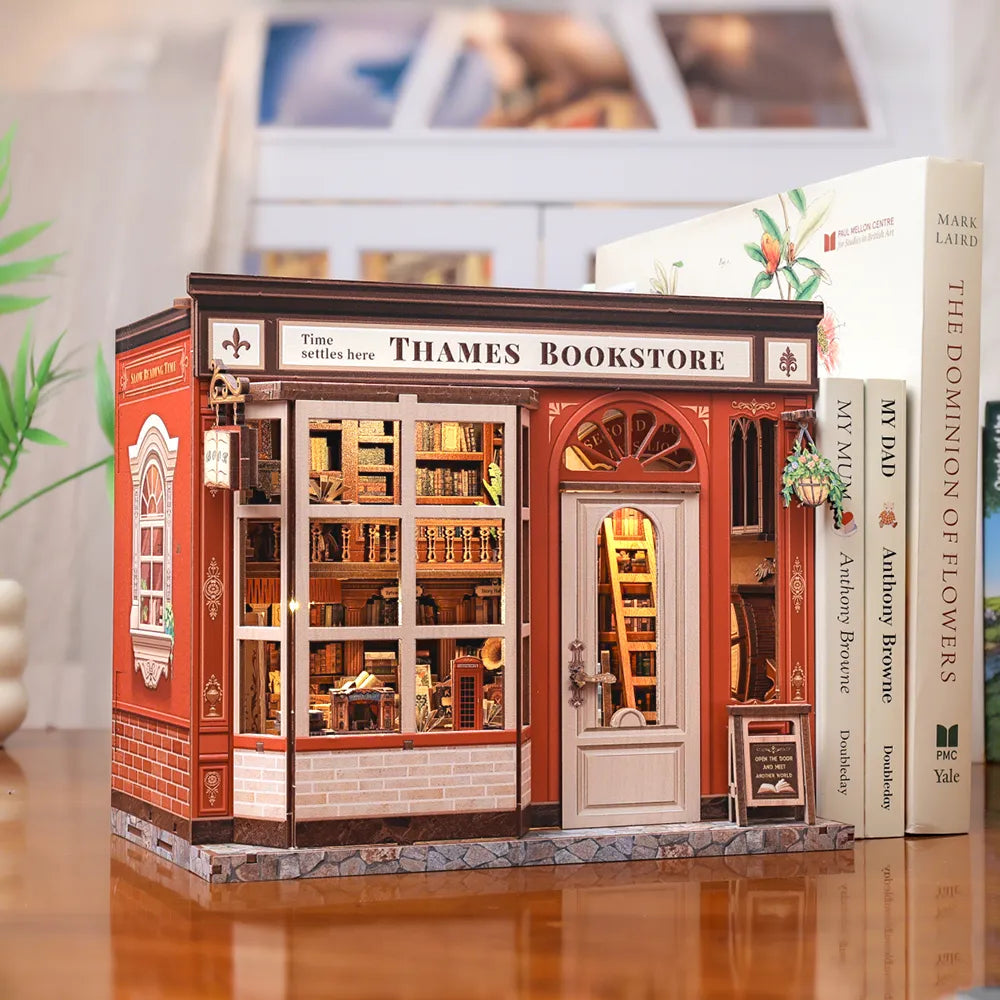 Miniatur Haus Bausatz - Thames Bookstore