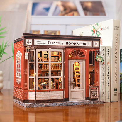 Miniatur Haus Bausatz - Thames Bookstore