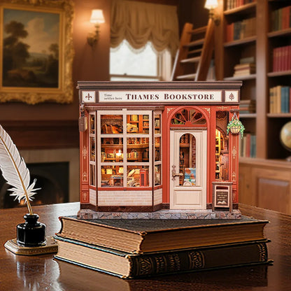 Miniatur Haus Bausatz - Thames Bookstore