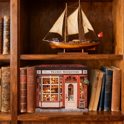 Miniatur Haus Bausatz - Thames Bookstore