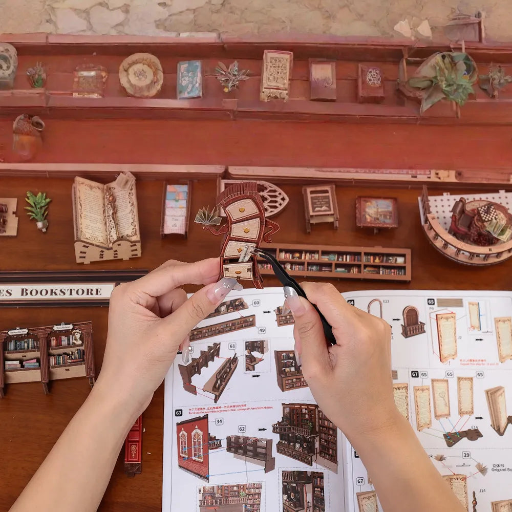 Miniatur Haus Bausatz - Thames Bookstore