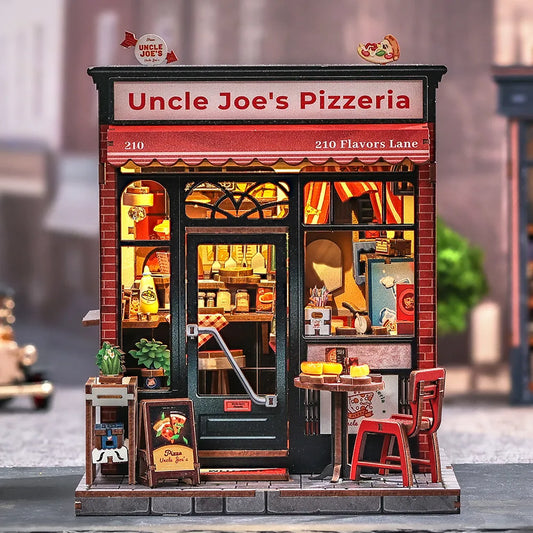 Miniatur Haus Bausatz - Uncle Joe's Pizzeria
