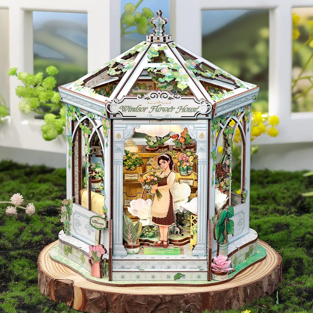 Miniatur Haus Bausatz - Windsor Flower House