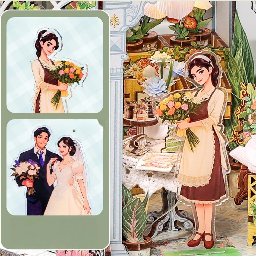 Miniatur Haus Bausatz - Windsor Flower House