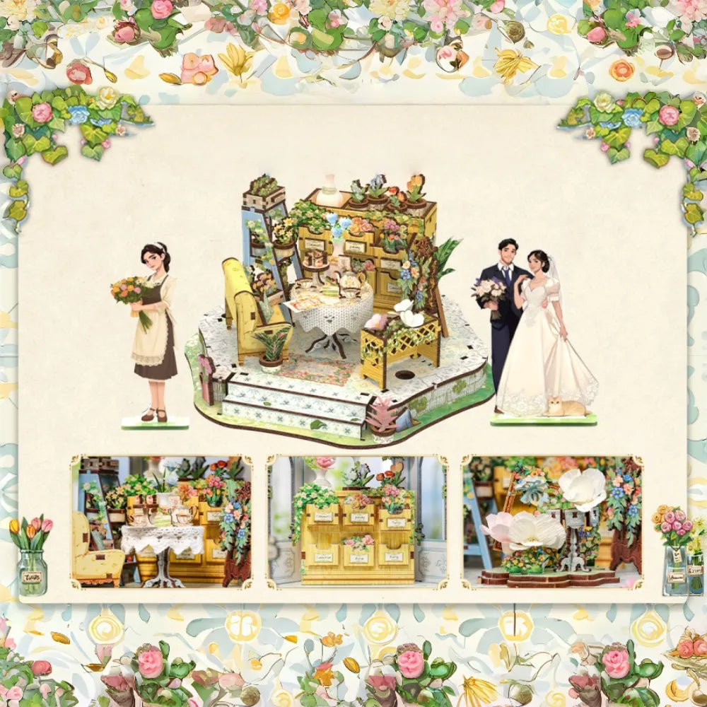 Miniatur Haus Bausatz - Windsor Flower House