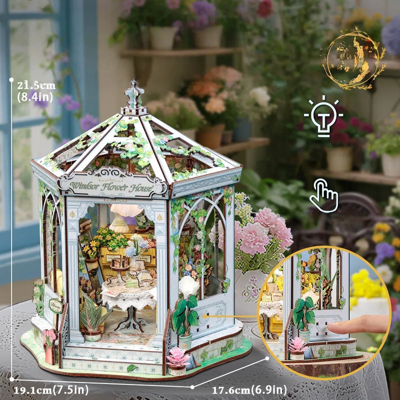 Windsor Flower House Miniature House Kit