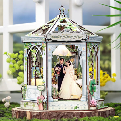 Miniatur Haus Bausatz - Windsor Flower House