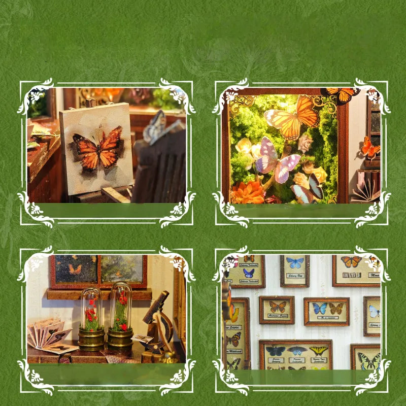 Miniatur Haus - Butterfly House