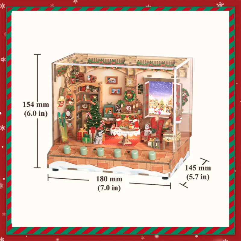 Miniatur Haus - The Christmas Cottage