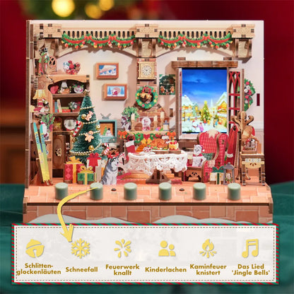 Miniatur Haus - The Christmas Cottage