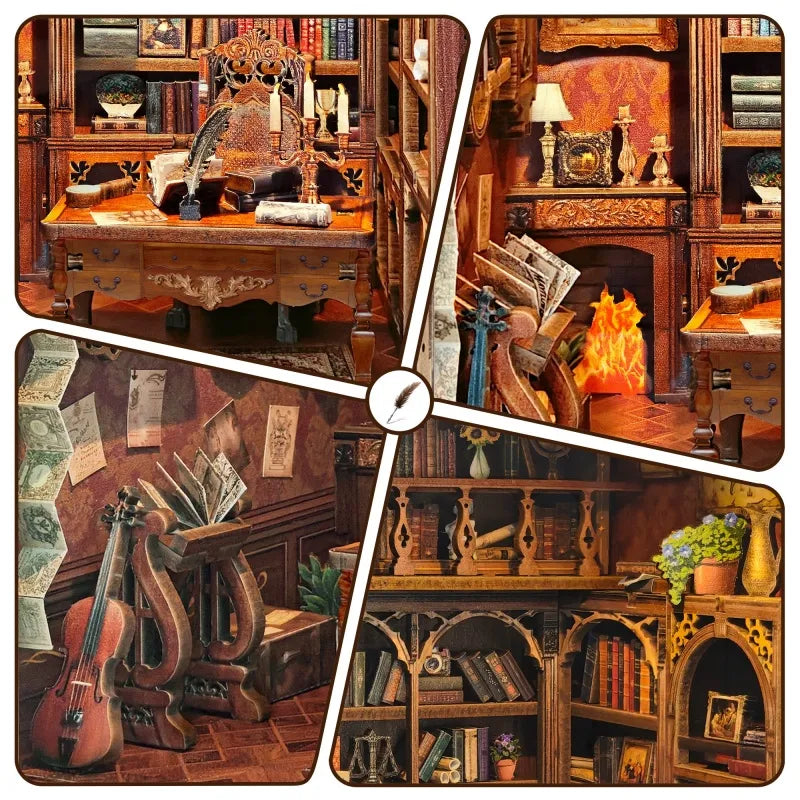 Time Book House Miniature House Kit