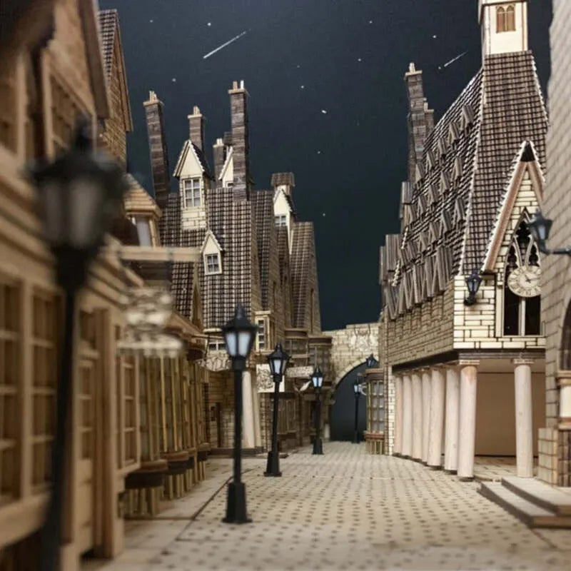 Build a village of magical rooftops