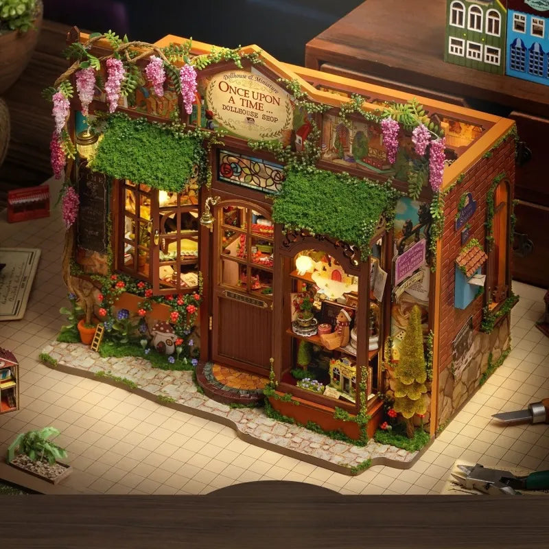 Dollhouse Shop Miniature House Kit