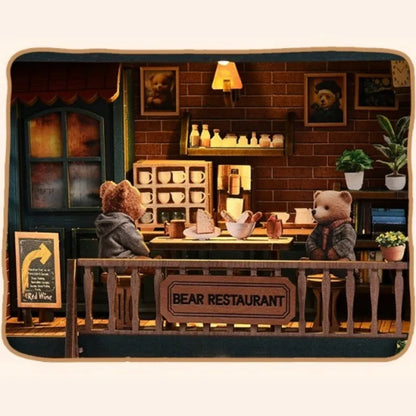 Miniatur Haus Bausatz - Bear Restaurant
