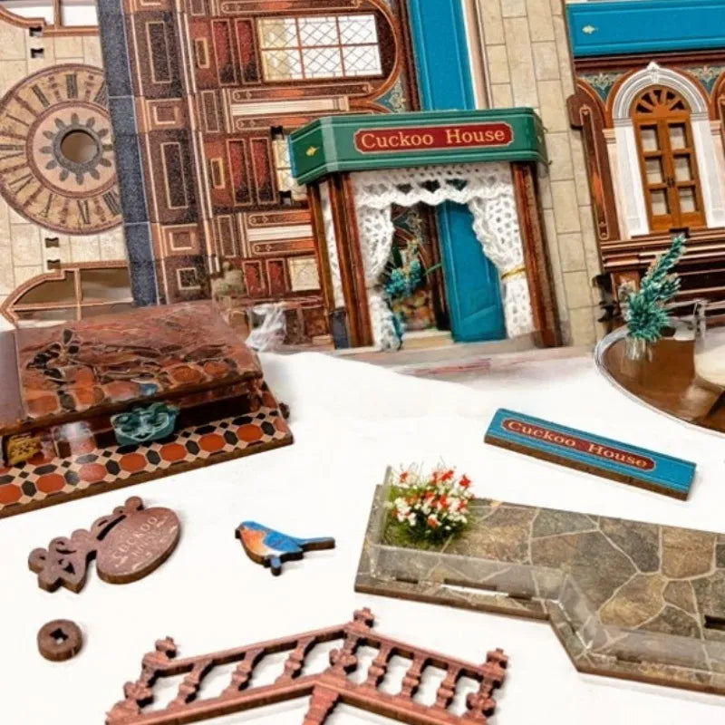 Cuckoo House 3D Wooden Puzzle