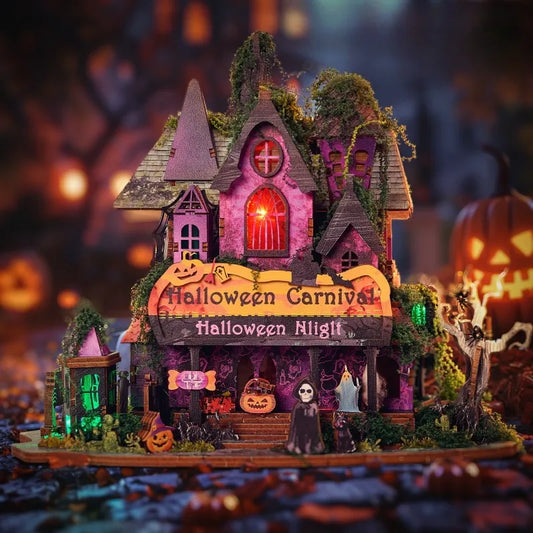 Miniatur Haus Bausatz - Halloween Night
