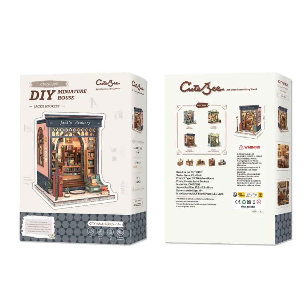 Jack's Bookery Miniature House Kit