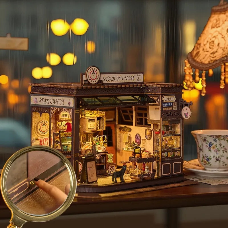 Magic Coffee Shop Miniature House Kit
