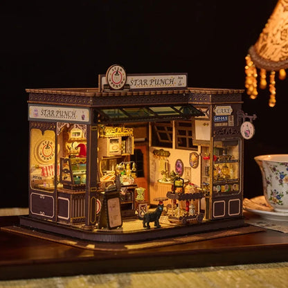 Miniatur Haus Bausatz - Magic Coffee Shop