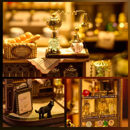 Miniatur Haus Bausatz - Magic Coffee Shop