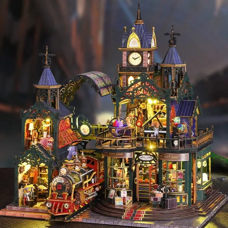 Miniatur Haus Bausatz - Rail Track Secluded City