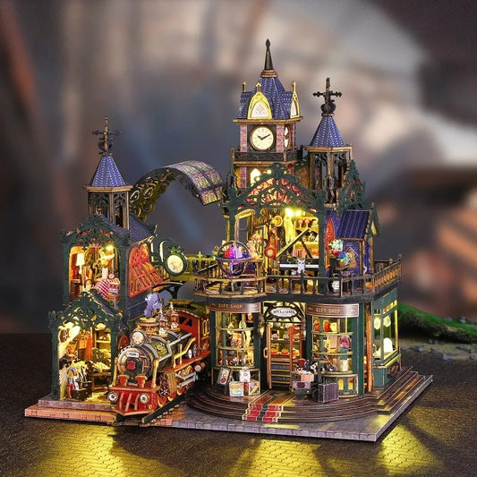 Miniatur Haus Bausatz - Rail Track Secluded City